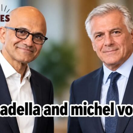 satya nadella and michel vounatsos